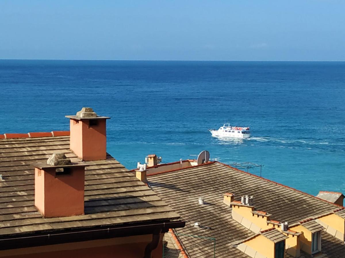 Appartement A Due Passi Dal Cielo E Dal Mare - Balcony With Sea View à Camogli Extérieur photo