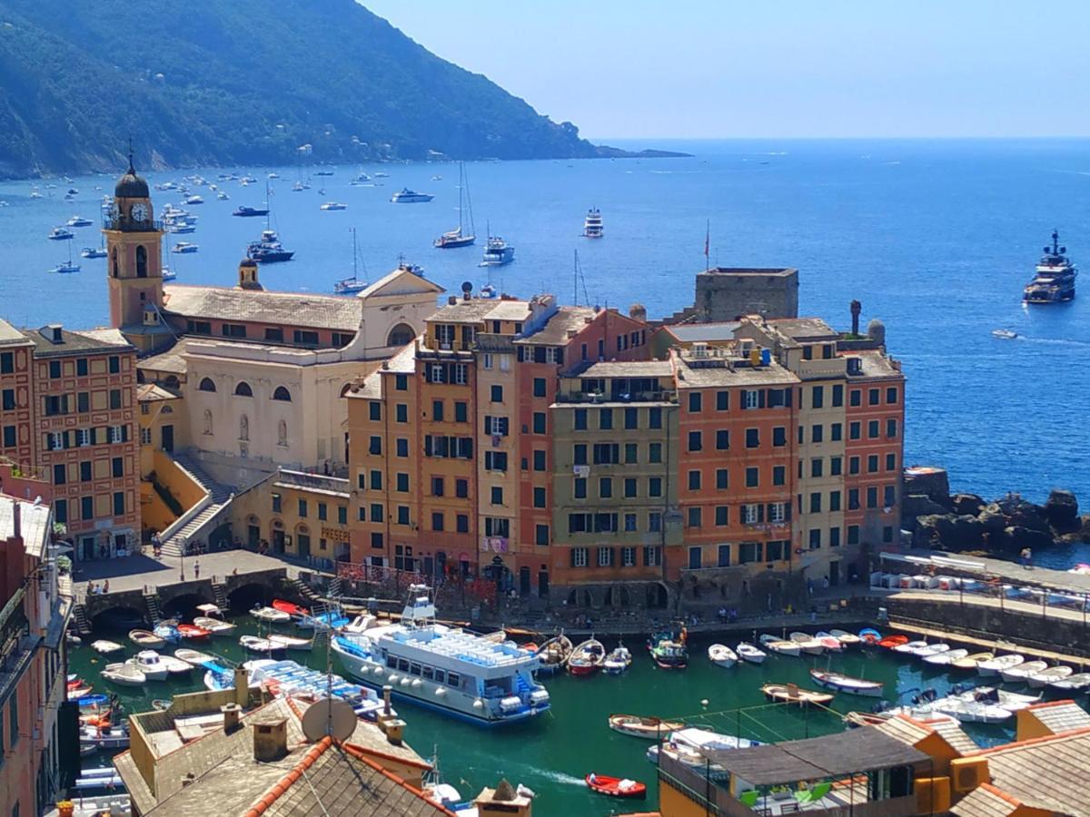 Appartement A Due Passi Dal Cielo E Dal Mare - Balcony With Sea View à Camogli Extérieur photo