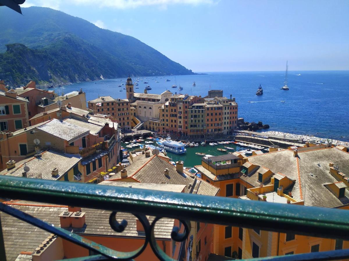 Appartement A Due Passi Dal Cielo E Dal Mare - Balcony With Sea View à Camogli Extérieur photo