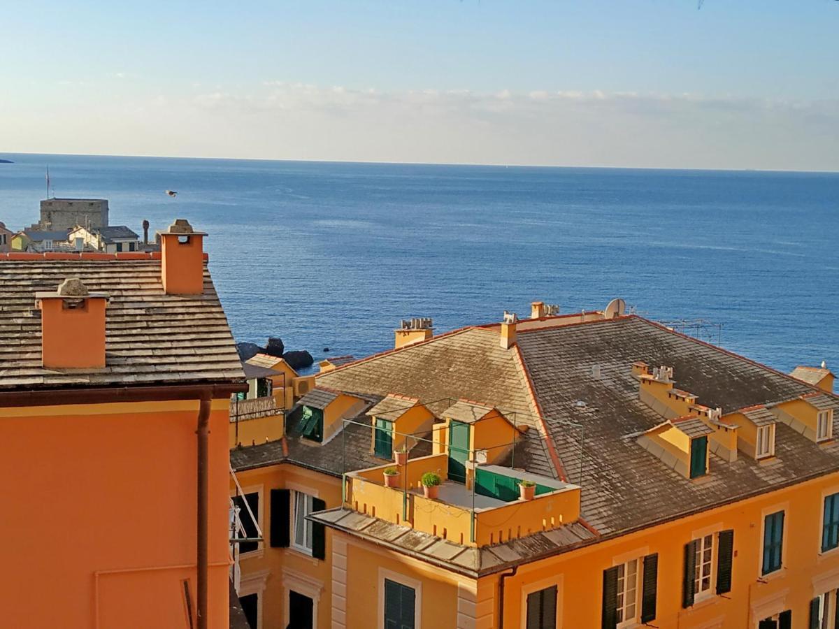 Appartement A Due Passi Dal Cielo E Dal Mare - Balcony With Sea View à Camogli Extérieur photo