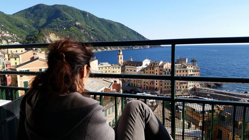 Appartement A Due Passi Dal Cielo E Dal Mare - Balcony With Sea View à Camogli Extérieur photo